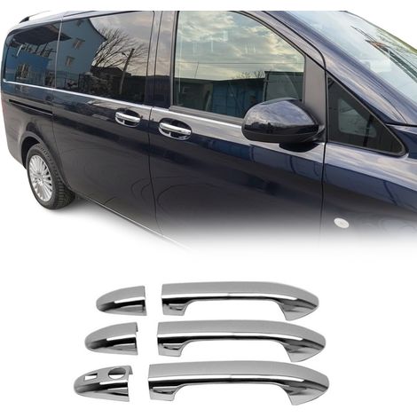 OMAC Couverture de poignée de porte pour Mercedes Vito W447 2014-2019 Acier Sans clé (1/5)