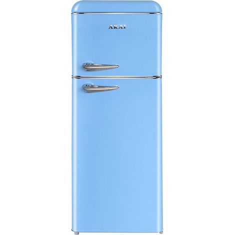 Akai Frigorifero Doppia Porta Retro' Vintage Blu CLASS241KBL