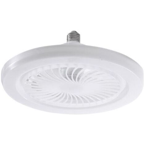 Ventilateurs de Plafond avec Télécommande, 30W Ventilateur de Plafond 9,8 Pouces Petite Lampe de Ventilateur LED Silencieuse E27 pour Chambre (1/5)