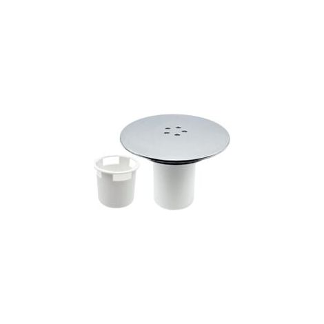 Siphon de douche, siphon de douche 90 mm/115 mm, couvercle de siphon de douche de remplacement, couvercle de siphon de douche universel, couvercle de siphon de douche chromé, Rapid Flow (1/5)