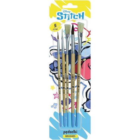 5 Bürsten mit Naturborsten, Stitch (1/3)
