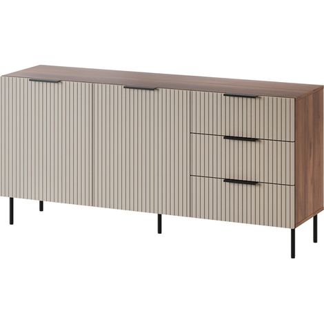 Cómoda Mardalu 100 , Con cajones y puertas, Número de cajones: 0, 76x156x42cm (1/5)