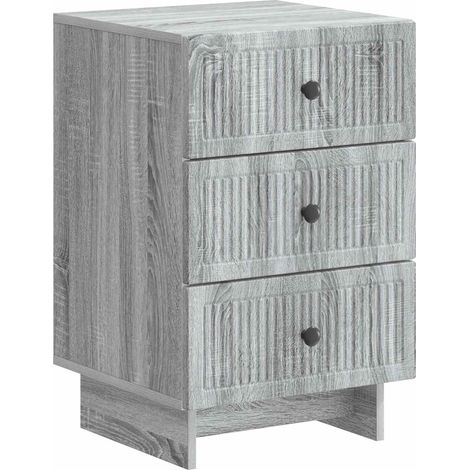 Nachttisch Graues Sonoma 43 x 41 x 66,5 cm Holzwerkstoff vidaXL