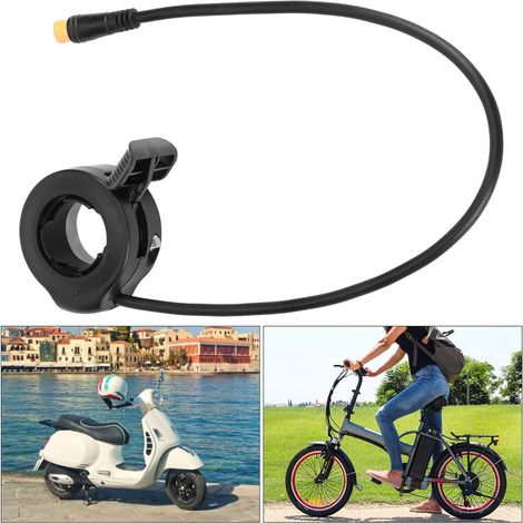 Accélérateur de Pouce de Vélo de Scooter électrique, Accessoires D'accélérateur de Doigt de Contrôle de Vitesse D'accélérateur de Pouce 130X avec Connecteur étanche pour Scooters (1/5)