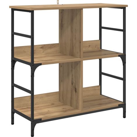 Estante de libros Roble artisan 78.5 x 33 x 82 cm vidaXL