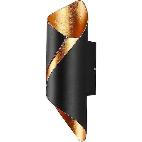 Applique murale LED, lampe murale étanche IP65, luminaire métallique d'intérieur/extérieur pour couloir d'entrée (1/5)