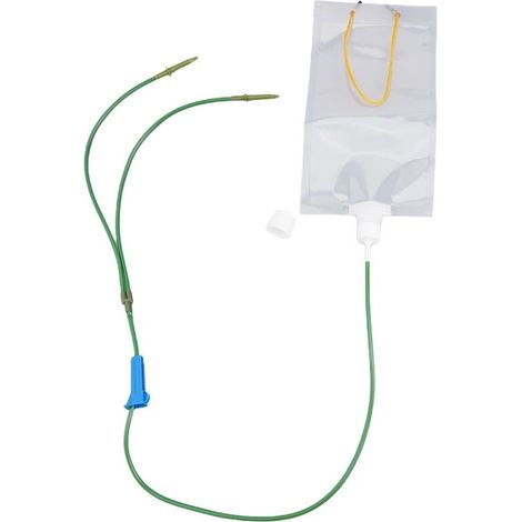 Kit di irrigazione a goccia automatico in 3 pezzi per piante, con valvola regolabile per un flusso d'acqua controllato. Adatto per piante da interno ed erbe aromatiche da giardino (500 ml).