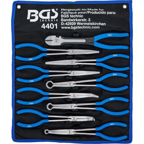 Bgs Ensemble de pinces universel noir 260-280 mm (1/6)
