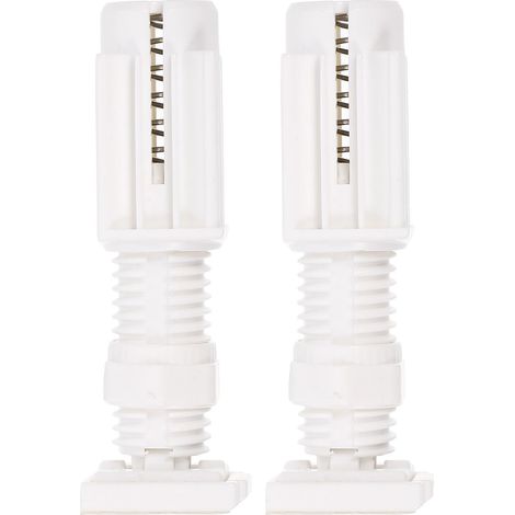 2pièces Lot de Supports de Stores sans Perçage Fixation Vénitienne à Ressort pour Rideaux et Stores Blancs Montage Facile pour Bureau et Salon (1/5)