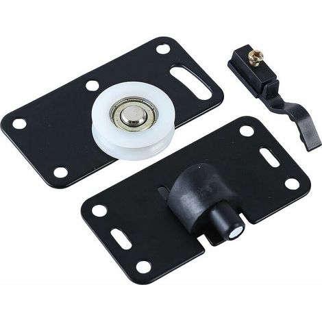 Rulli per ante scorrevoli dell'armadio, robusti e durevoli per uso domestico. Accessori coordinati per binario dell'anta, 8,5 x 4,5 cm. (1/5)