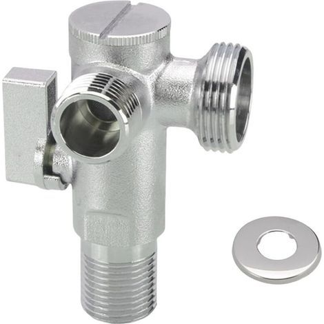 Valvole di intercettazione speciali per WC con filtro a rete, portate elevate, interruttori di chiusura dell'acqua, accessori per il bagno, riempimento sostenibile dello scaldabagno. (1/4)