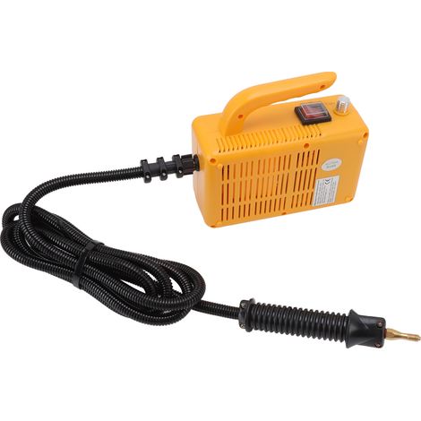 Handdampfreiniger, Hochtemperatur-Multifunktionsgerät, tragbar, elektrisch, für die Autoreinigung und den Hausgebrauch, gelber EU-Stecker, 220 V (1/5)