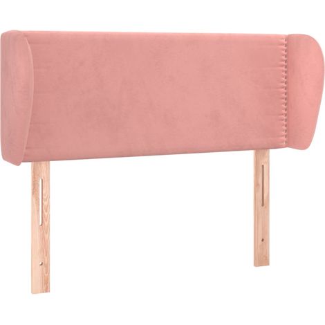 Maison Exclusive - Testiera ad Orecchio Rosa 103x23x78/88 cm in Velluto