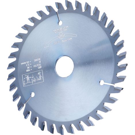 Hartmetall-Sägeblatt mit 36 Zähnen, präzise und hocheffiziente Trennscheibe für die Holzbearbeitung 36T-160-25.4 (1/5)