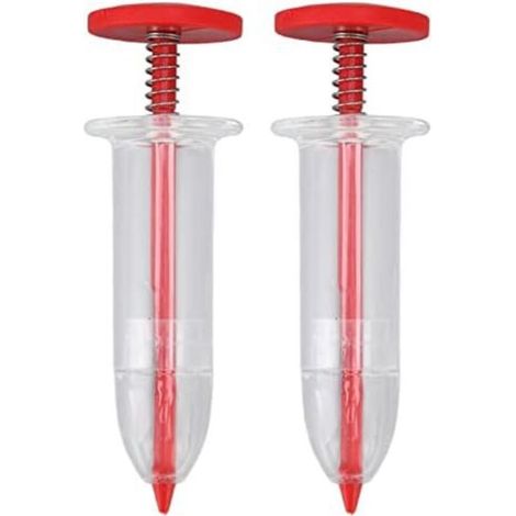 CSPARKV 2pcs Distributeur de Graines Semeur de Graines Portatif - Planter des Graines Facilement Outil de Semis de Semences pour l'ensemencement Horticole (1/5)