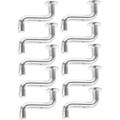 Filiyano-50 goupilles de sécurité métalliques pour système d'égouttement de rayonnages à palettes - argent, résistantes et faciles à remplacer (1/5)