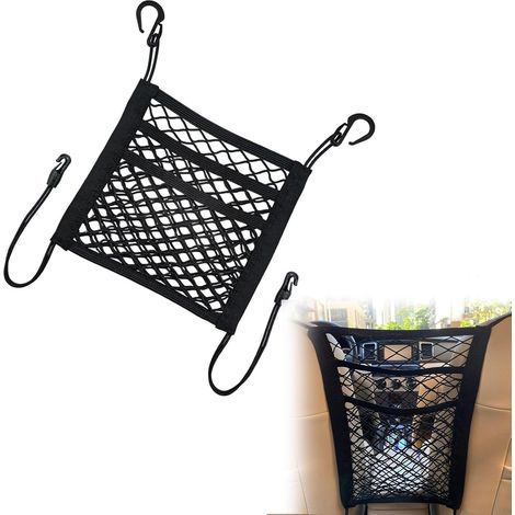 Car Barrier for Dogs 3 Layers Mesh Fence Car Pet Storage Bag Retractable Car Multifunctional Guardrail for Dog Used (1/5)