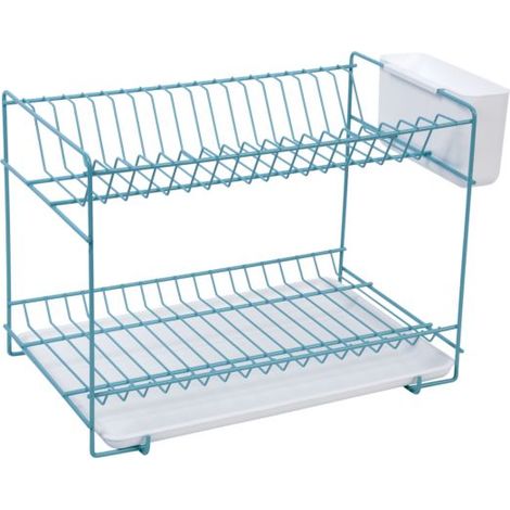 Escurreplatos pequeño vintage turquesa 89050 SAUVIC