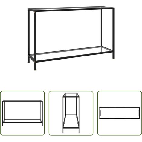 Transparent - Konsolentisch Transparent 120x35x75 cm Hartglas (1/5)