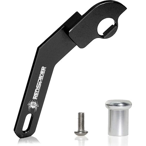juego de control remoto de metal CNC de una mano para coche RC Ledi RC6GS RC4GS, actualización de control remoto, color negro.
