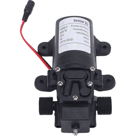 Pompe de pulvérisation auto-amorçante 72 W 12 V pour voitures, camping-cars et bateaux : arrosage, nettoyage et irrigation (prise américaine). (1/5)