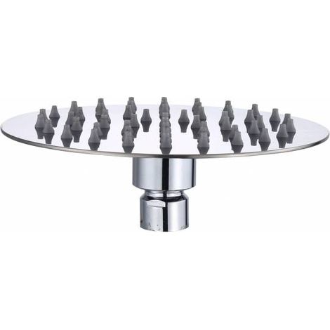 SOFFIONE DOCCIA INOX TONDO D 200 MM GROENLANDIA