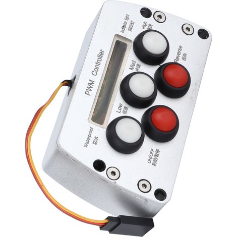 PWM-Steuerbox für bürstenlose Motoren, wasserdichte Steuerbox aus CNC-gefrästem Metall. (1/5)