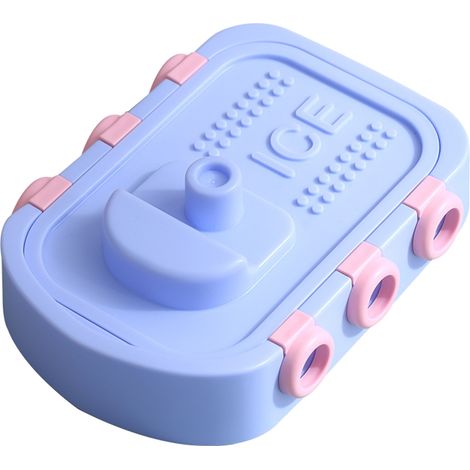 Moule à Glaces Réutilisable en Silicone Alimentaire Design Animal pour Cuisine Bleu (1/5)
