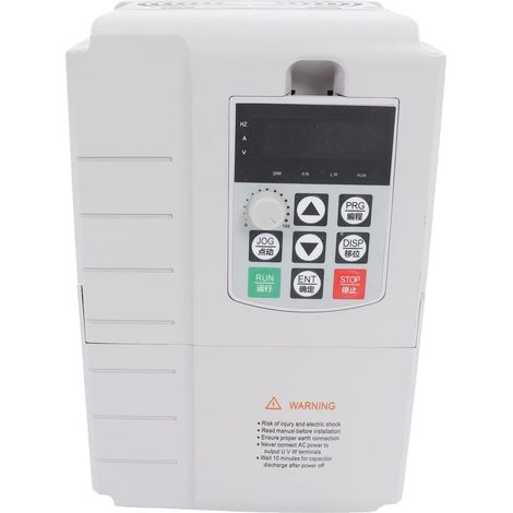 Variateur de fréquence Onduleur Entrée monophasée Sortie triphasée Convertisseur VFD 7,5 KW (1/5)