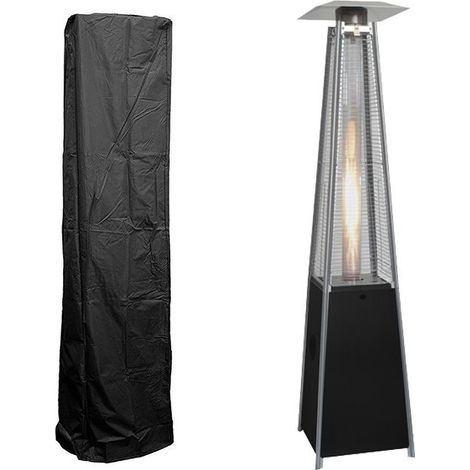 Housse Pour Parasol Chauffant(221x53x61cm), Oxford 210d Couverture De Chauffe-Patio De Terrasse Imperméables Couverture Anti-Déchirure Anti-Neige Résistant Au Vent (1/5)