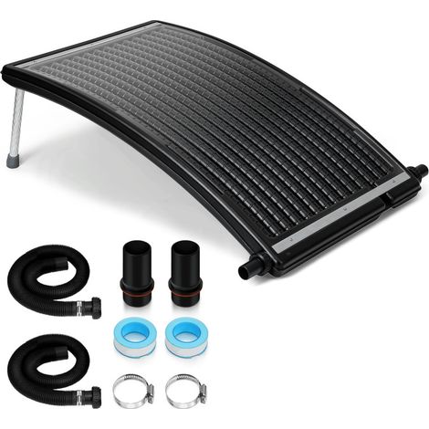 SWANEW Riscaldatore solare per piscina Riscaldatore solare curvo per piscina 15 L, Ø38 mm, design accessori per piscina (1/5)