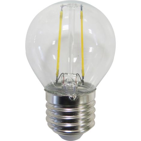 Lampadina LED Filament G45 E27 2W 230lm 3000K Polux (1/3)