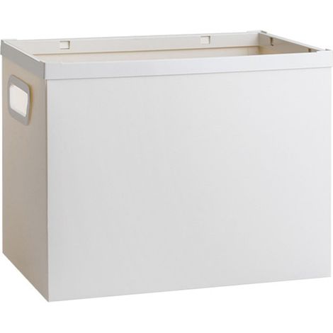 Boîte de rangement de livres en plastique de grande capacité, bac de rangement flexible pour lycéens, multifonctionnel (S 18,5 x 10,2 x 2,6 pouces) (1/5)
