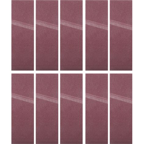 Ortviai Bande abrasive pour ponceuse à bande 533 x 75 mm, grain 60, aluminium oxydé, lot de 10 (1/5)