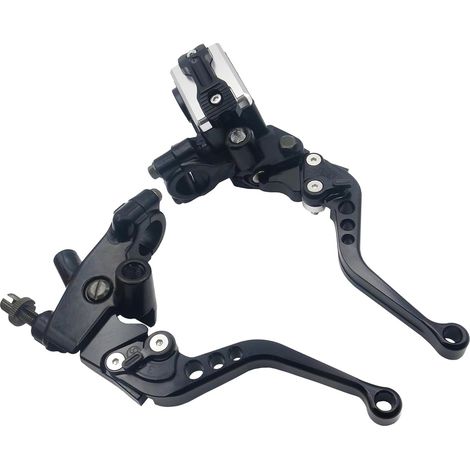 1 Bomba de freno de montaje, CNC, hidráulica, de disco, universal, modificación de motocicleta (1/5)