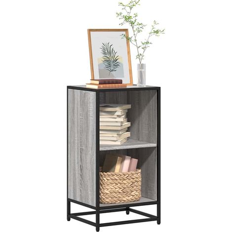 Bücherregal Grau Sonoma 40x35x76 cm Holzwerkstoff (1/5)