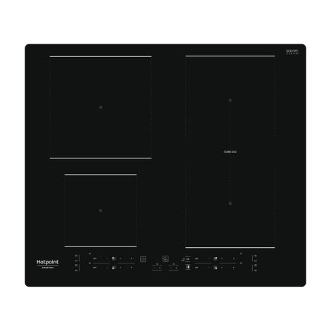 Hotpoint HB 4860B NE Negro Encastrable 59 cm Placa de inducción 4 fuegos