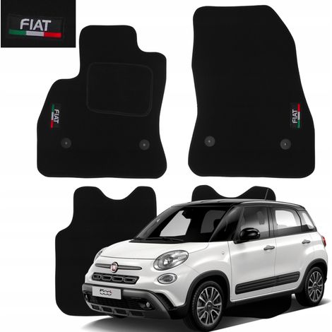 Tapis de sol en velours pour Fiat 500L à partir de 2012, essuie-glaces HAFT B (1/5)