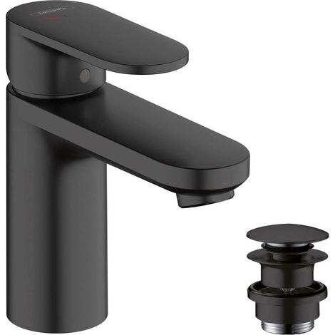 hansgrohe Vernis Blend Einhebel-Waschtischarmatur 100 CoolStart, mit Push-Open Ablaufgarnitur (1/5)