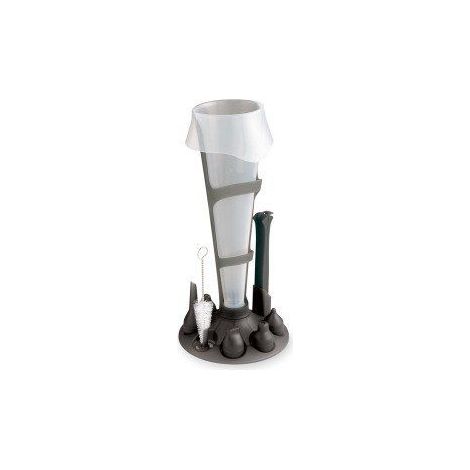 Mastrad Set de poche à douille noir silicone durable (1/5)