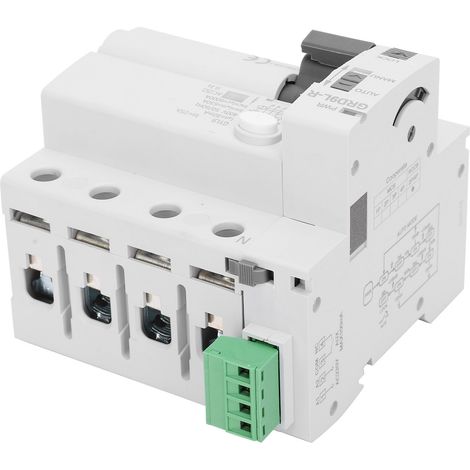 Parafoudre protecteur de surtension 4P 400V 25A, module électronique GRD9L RGYL9, dispositif de protection pour installation électrique, composant industriel. (1/5)