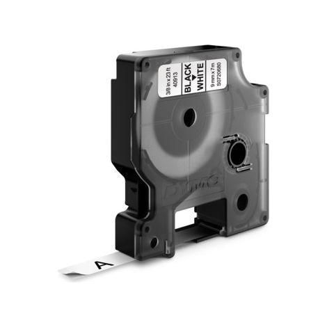 Cinta Laminada para Rotuladoras Dymo LM D1 Blanco Negro/Blanco