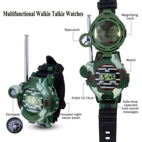 Talkie-walkie pour enfants, montres talkie-walkie radio bidirectionnelles-AquaForge (1/5)