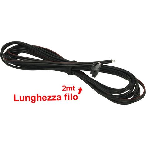 Cavo Elettrico Splitter Piattina Con Attacco Maschio Da 2 Metri Compatibile Con CL7716