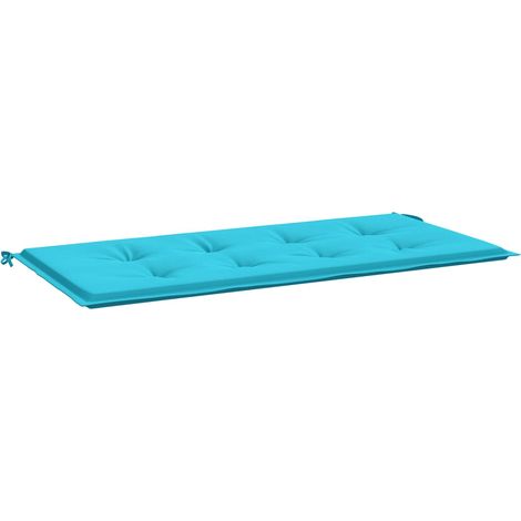 Maison Exclusive - Coussin de banc Tissu Oxford Turquoise 120 x 50 x 3 cm (1/5)