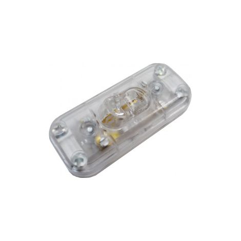 Interruptor Unipolar 2A Montado Transparente