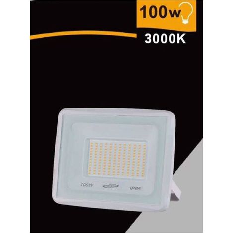 Vtizikl Faretto Led Faro 100 W 9000lm Ip65 Bianco Luce Calda Naturale Fredda Ek02-100w-b - -Bianco Caldo -