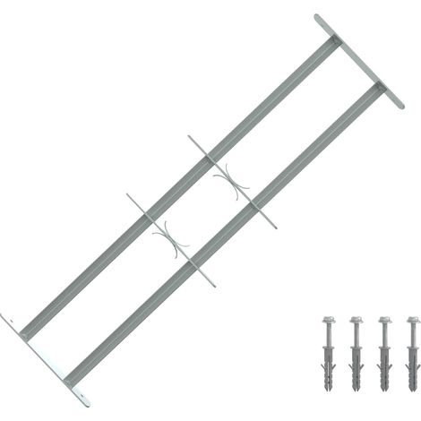 vidaXL Griglia di Sicurezza per Finestre con 2 Traverse 3 pcs