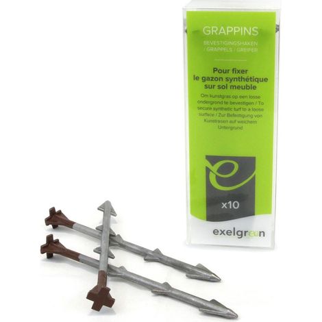 Grappins de fixation - 10 pièces - Exelgreen (1/4)