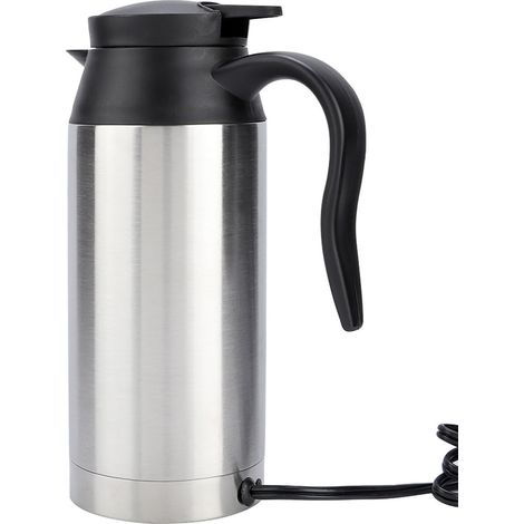 Tasse chauffante électrique de voiture en acier inoxydable 750 ml, bouilloire pour voyage (12 V) (1/5)